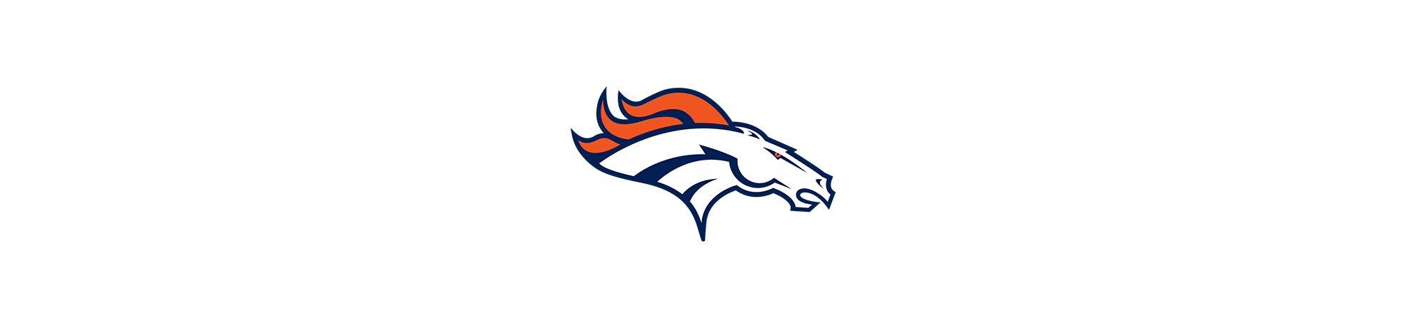 Rico Industries NFL Football Denver Broncos Orange D - Horse 3' x 5' Banner Flag