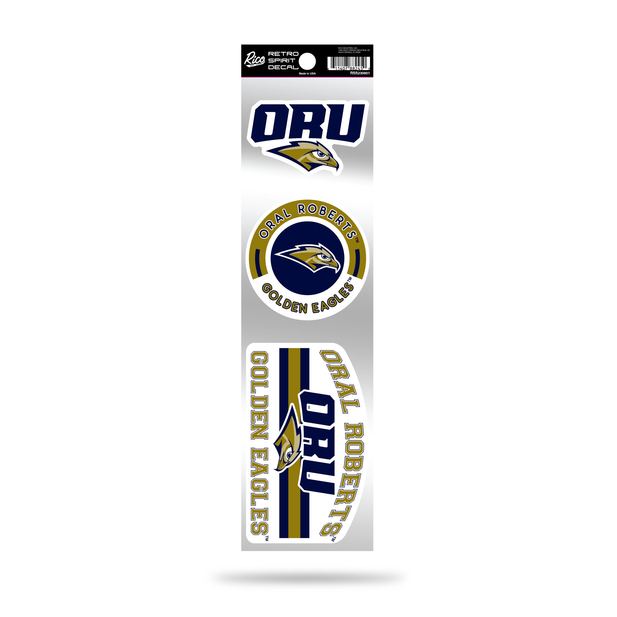 Rico Industries Anaheim Ducks Retro Aufkleber Set - 3-teilige Spirit Decals Für Echte Fans