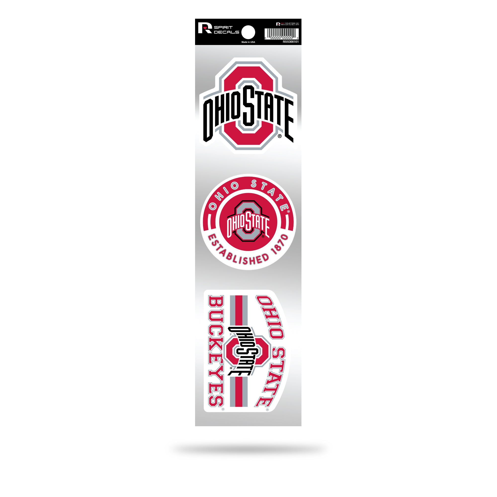 Craftique Ohio State University Decals (Buckeye Grandparent