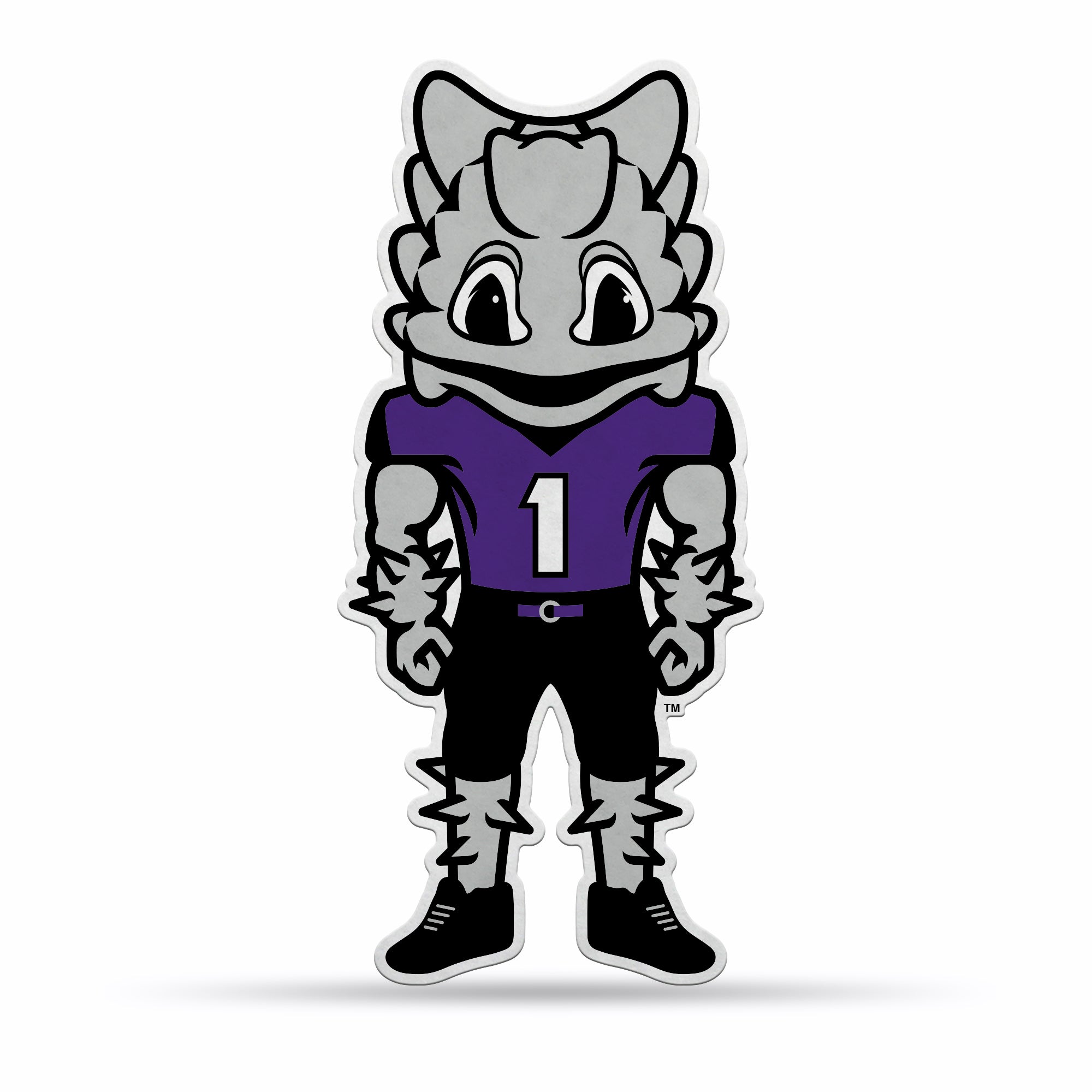 NCAA TCU Horned Frogs Classic Mascot Shape Cut Pennant - Home and Livi