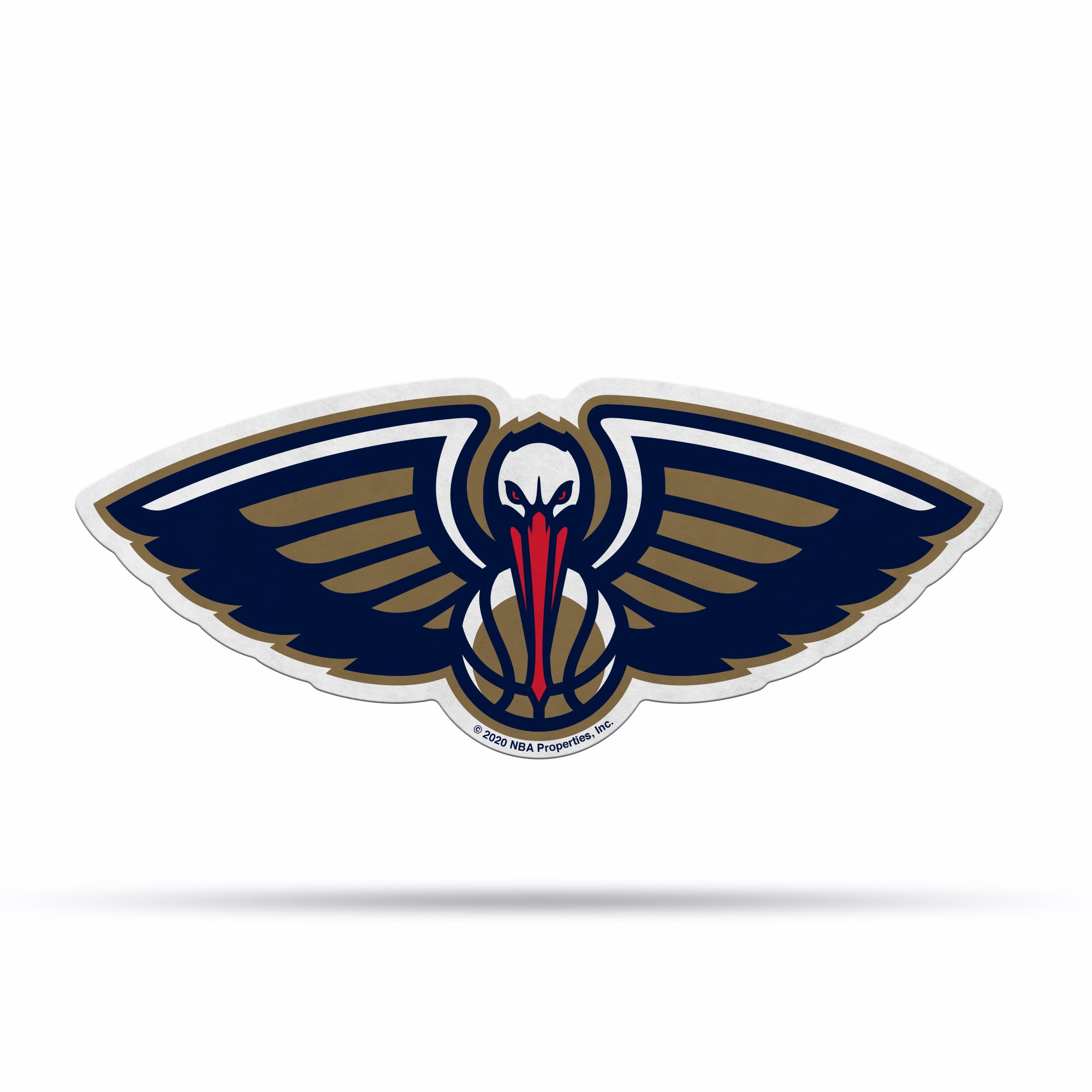NBA New Orleans Pelicans Classic Team Logo Shape Cut Pennant Home an