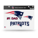 # 1 Dad Patriots  Team Magnet Set