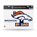 # 1 Dad Broncos  Team Magnet Set