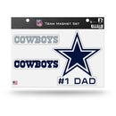 # 1 Dad Cowboys  Team Magnet Set