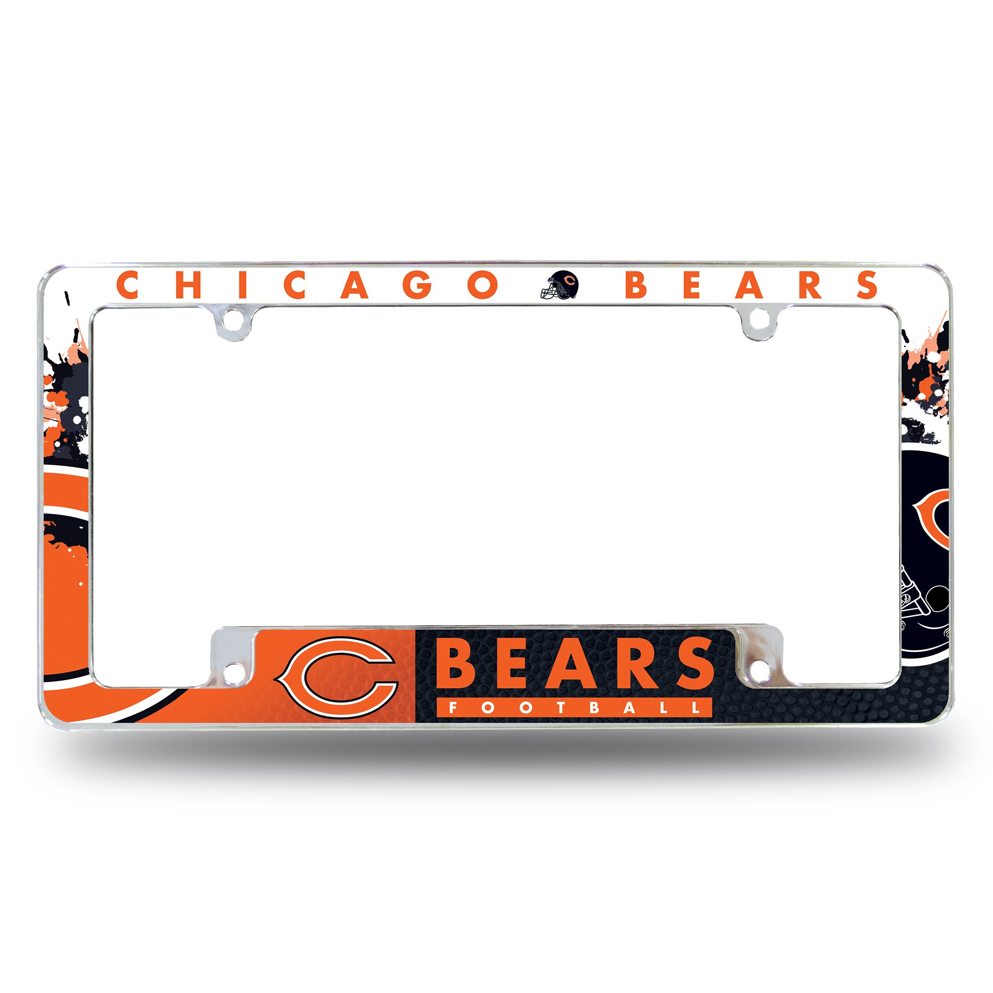 Rico NFL Chicago Bears Metal License Plate Tag