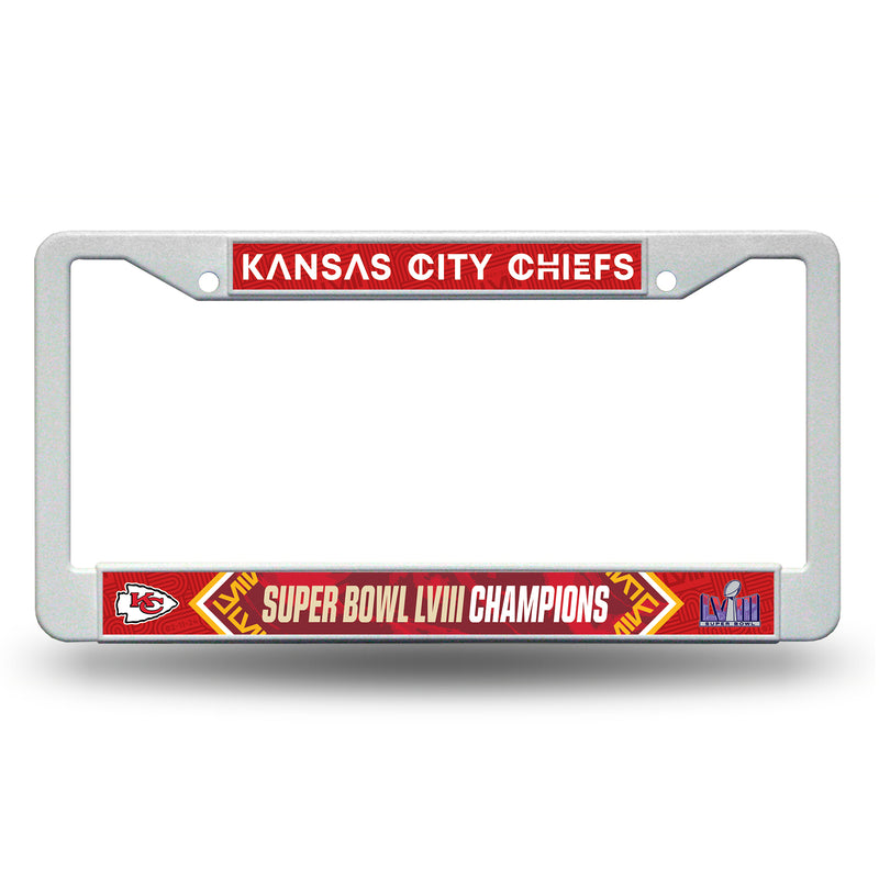 Chiefs 2024 Super Bowl LVIII Champions Plastic Frame With Printed Insert