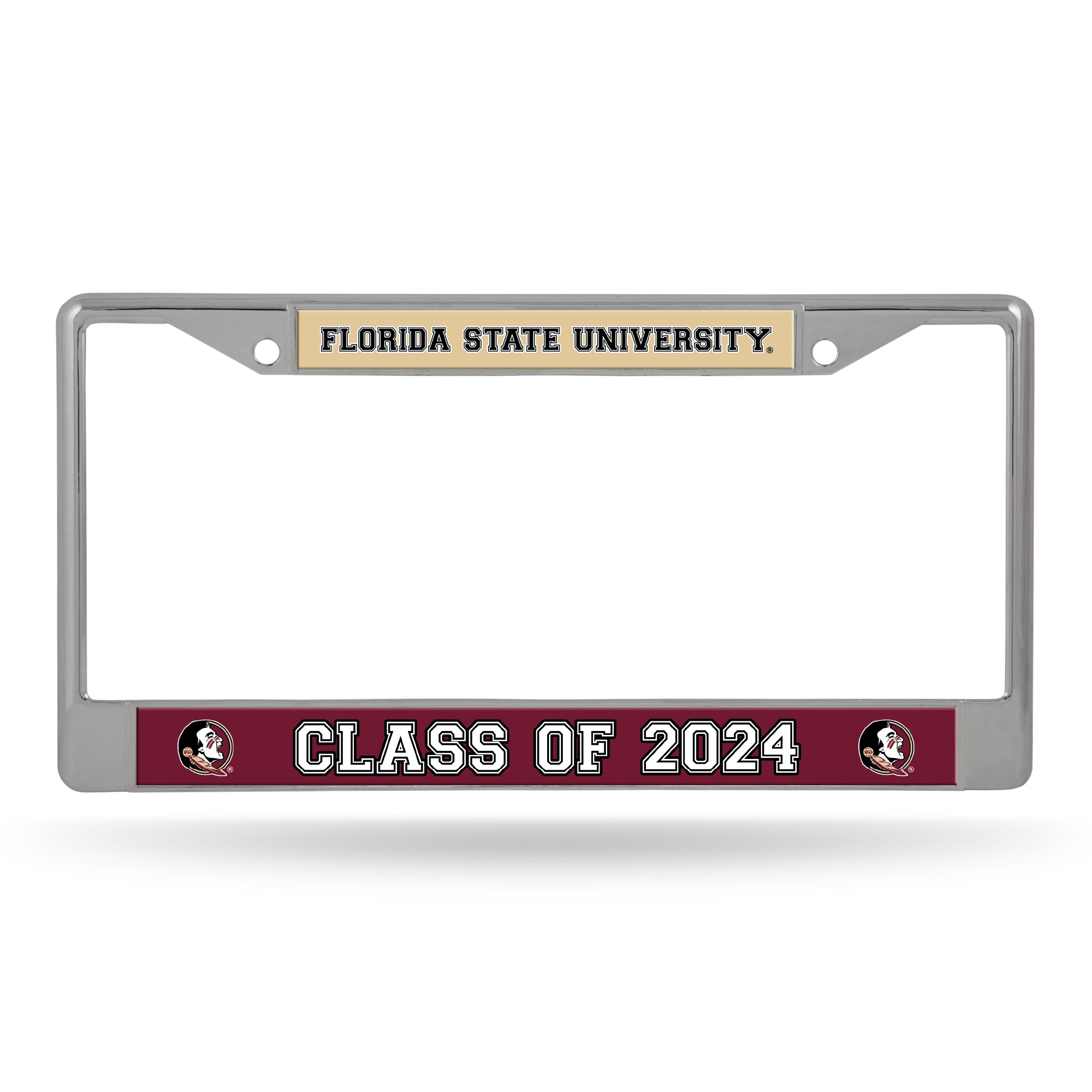 Florida State Class Of 2024 Chrome Frame (Decal Insert)