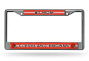 # 1 Mom Browns Glitter Chrome Frame