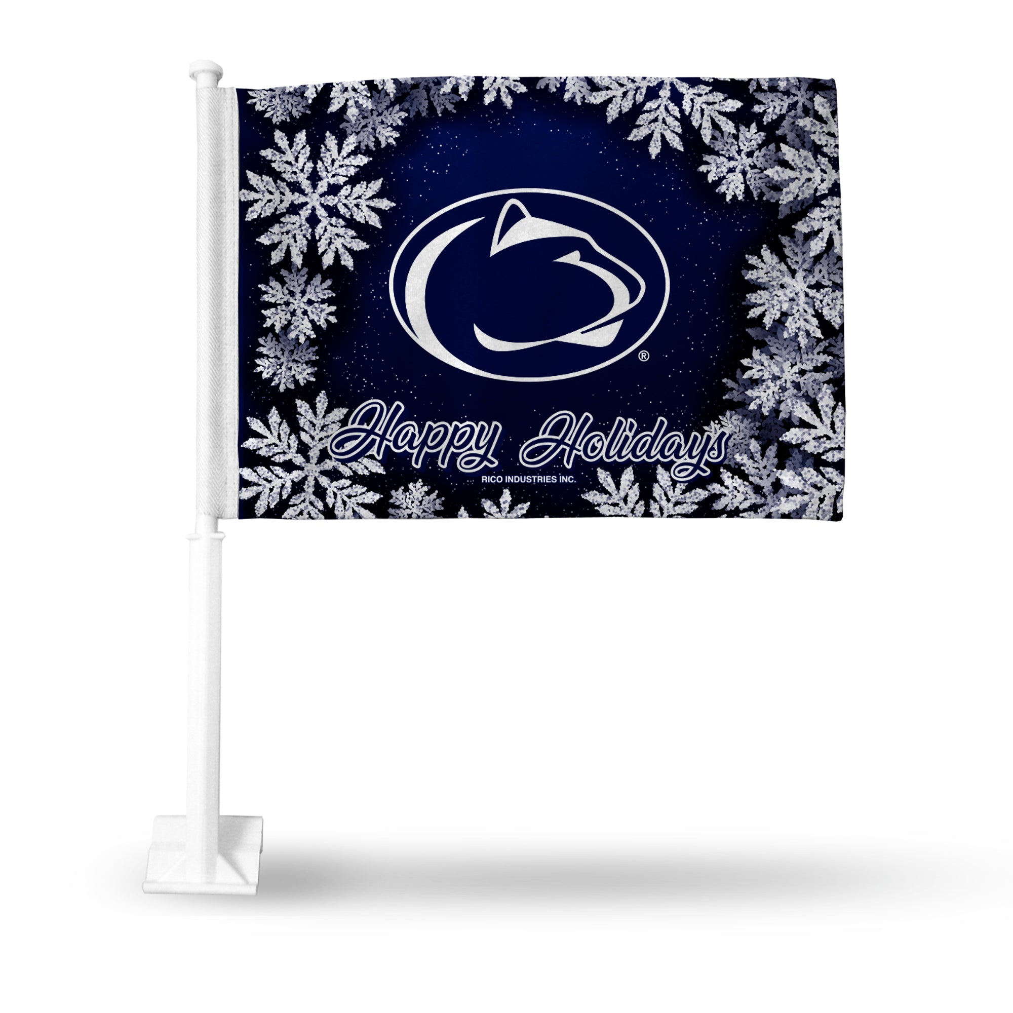 Penn State Holiday Themed Car Flag