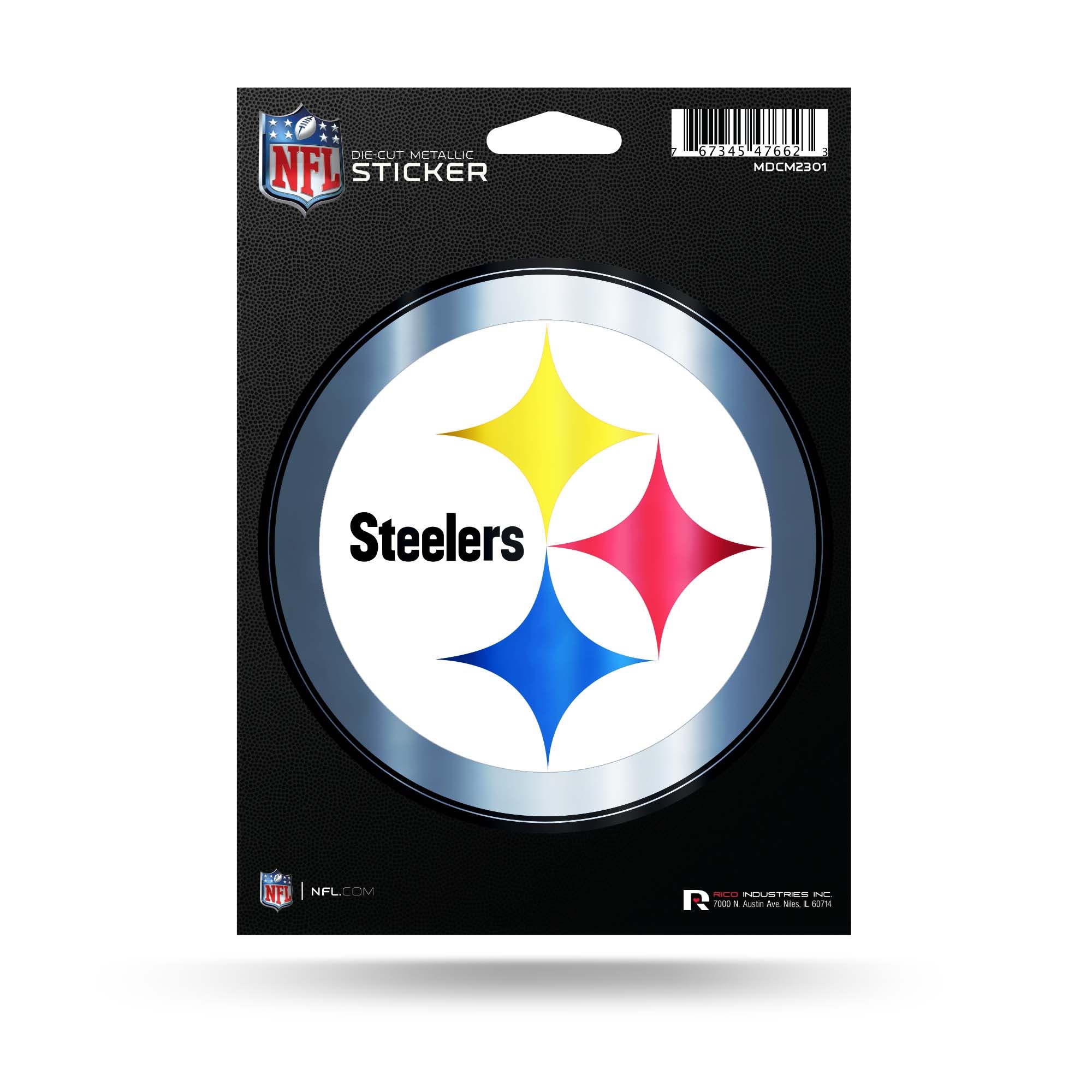 Rico Industries NFL Car Flag, Pittsburgh Steelers 