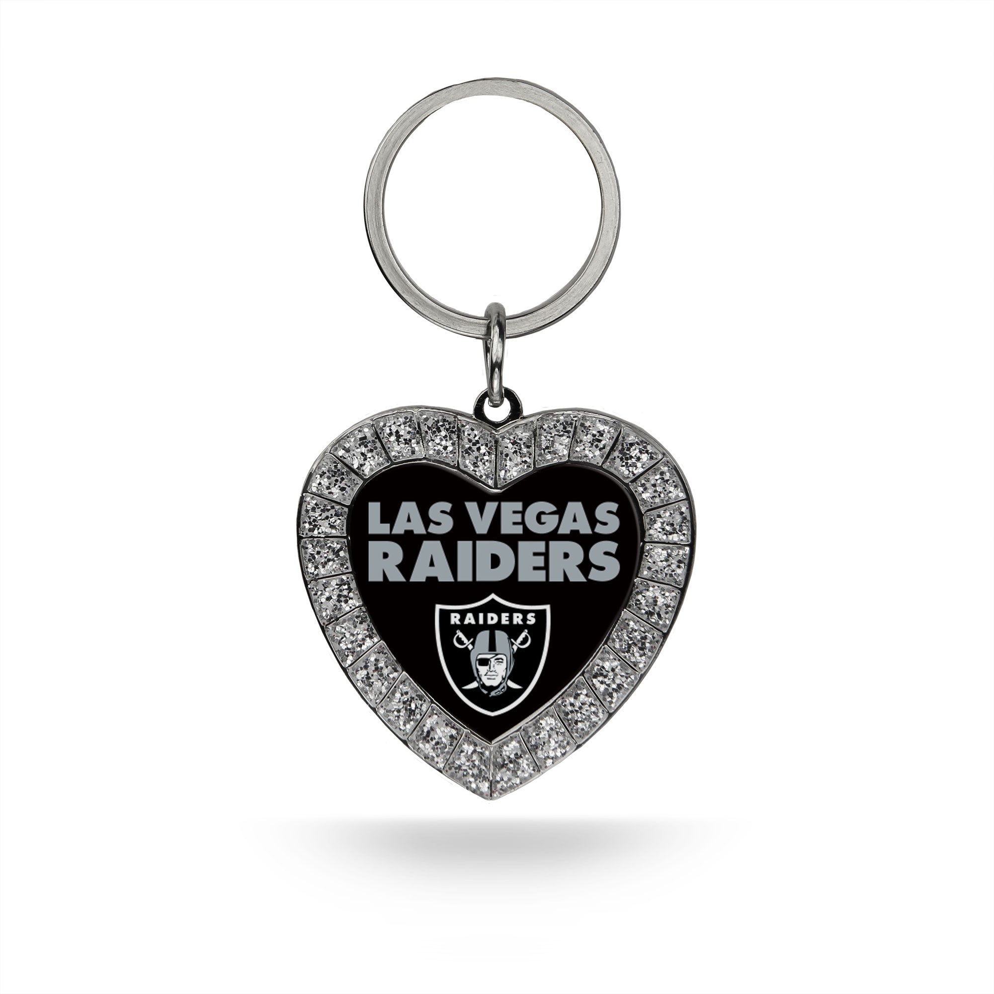 New White Las Vegas Raiders Glitter Jersey for Women Black Silver