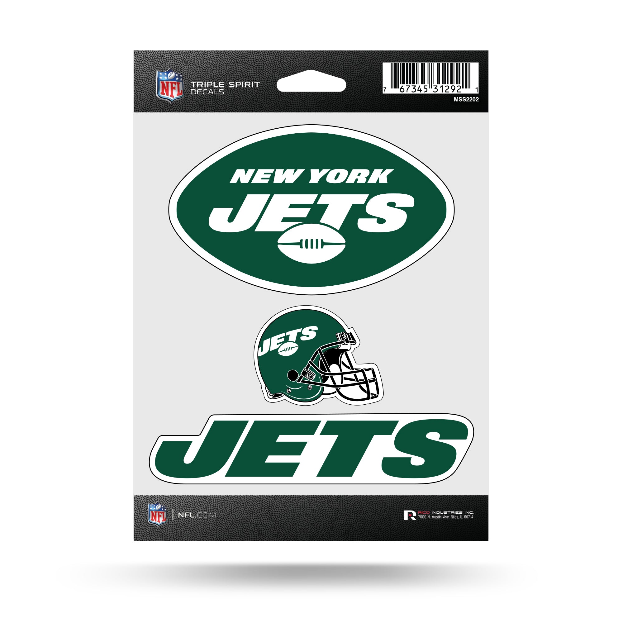 Jets Triple Spirit Stickers