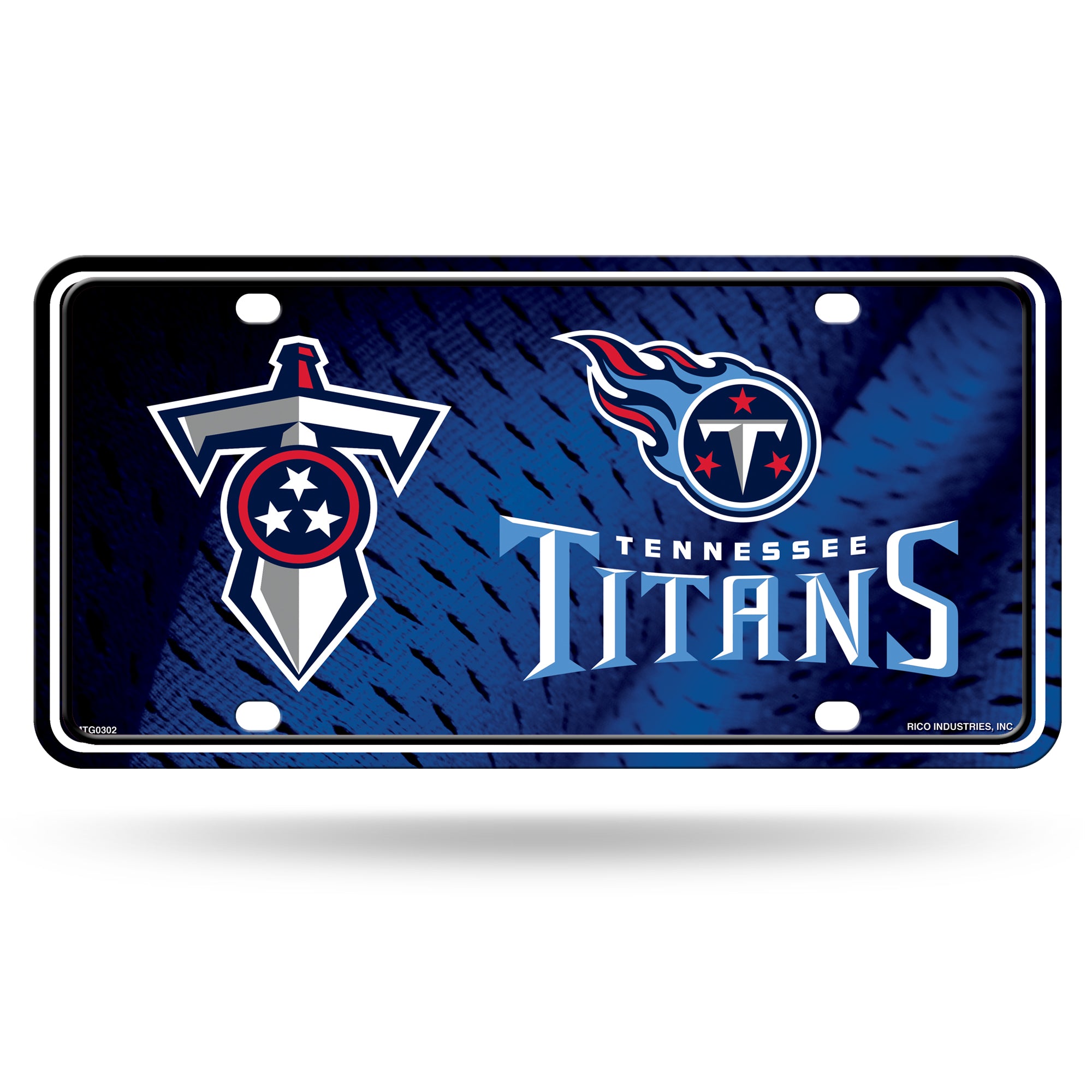 Rico Industries Tennessee Titans License Plate Metal