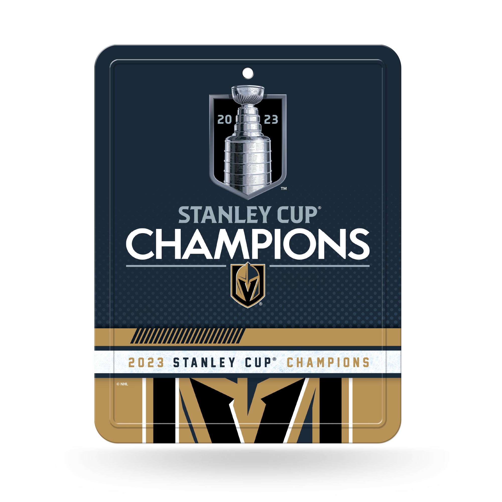Vegas Golden Knights 2023 Stanley Cup Champions Metal Parking Sign vegas-golden-knights-2023-stanley-cup-champions-metal-parking-sign
