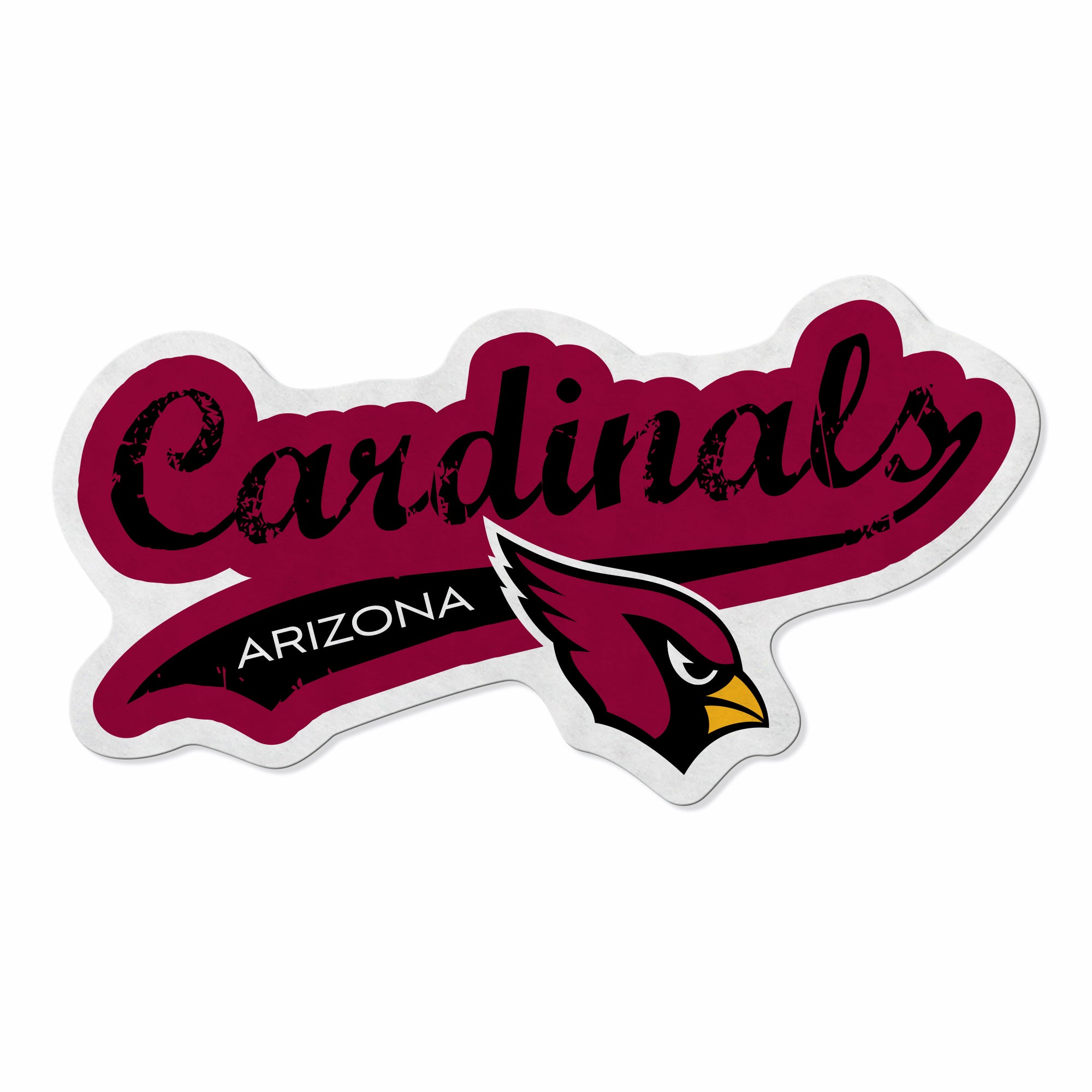 Arizona Cardinals Distressed State with Logo