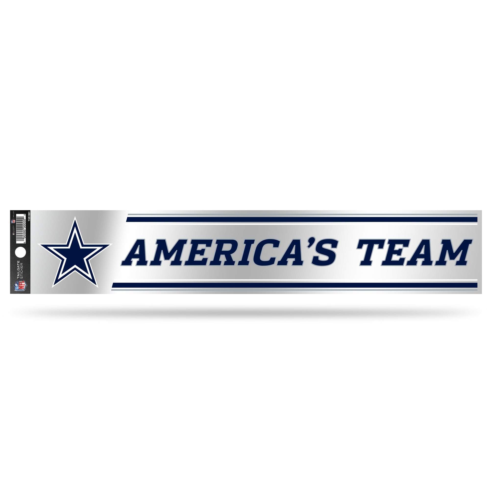 NFL Dallas Cowboys 3' x 17' Tailgate Sticker For Car/Truck/SUV By Rico
