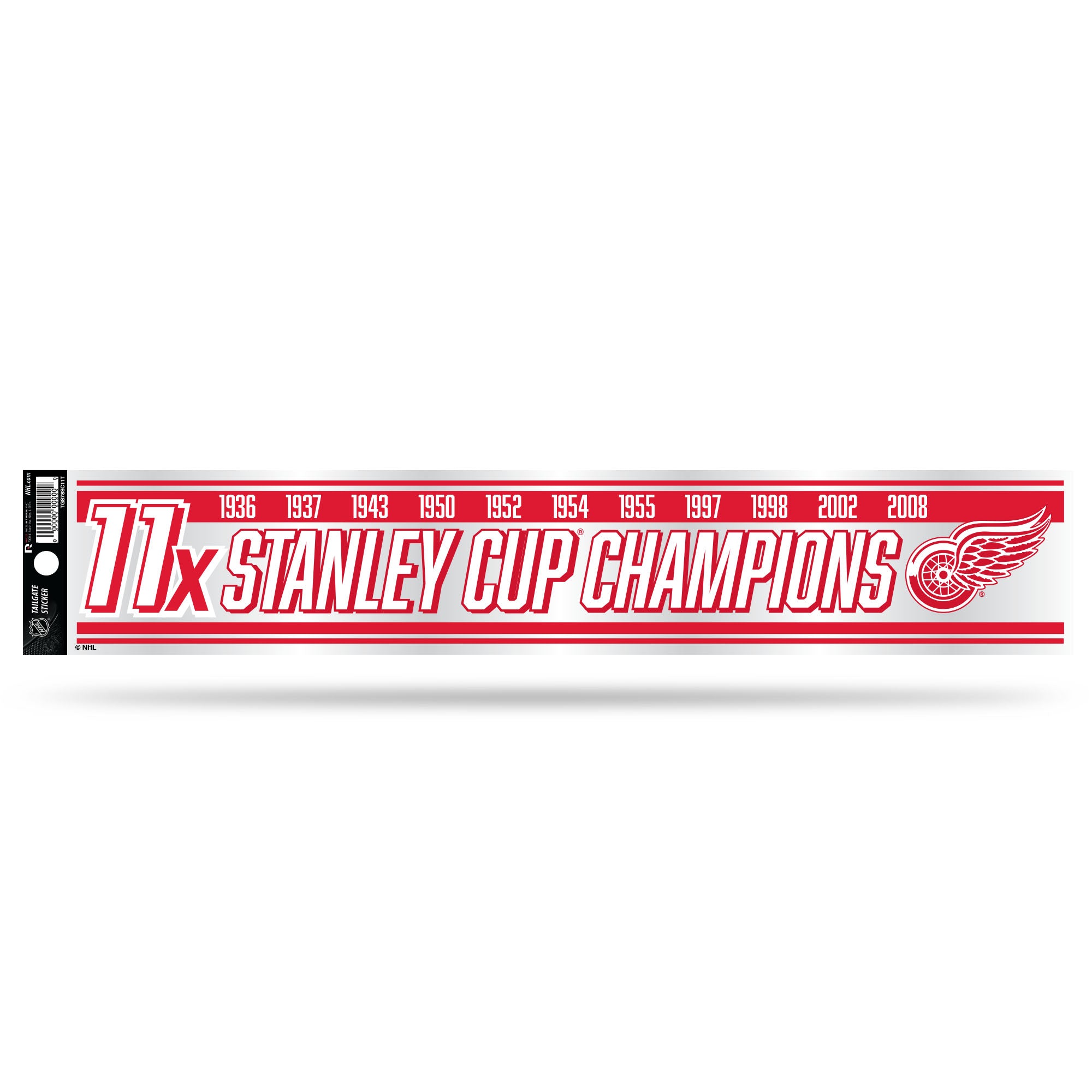 Detroit Red Wings 11-time Stanley' Cup Champions Flag