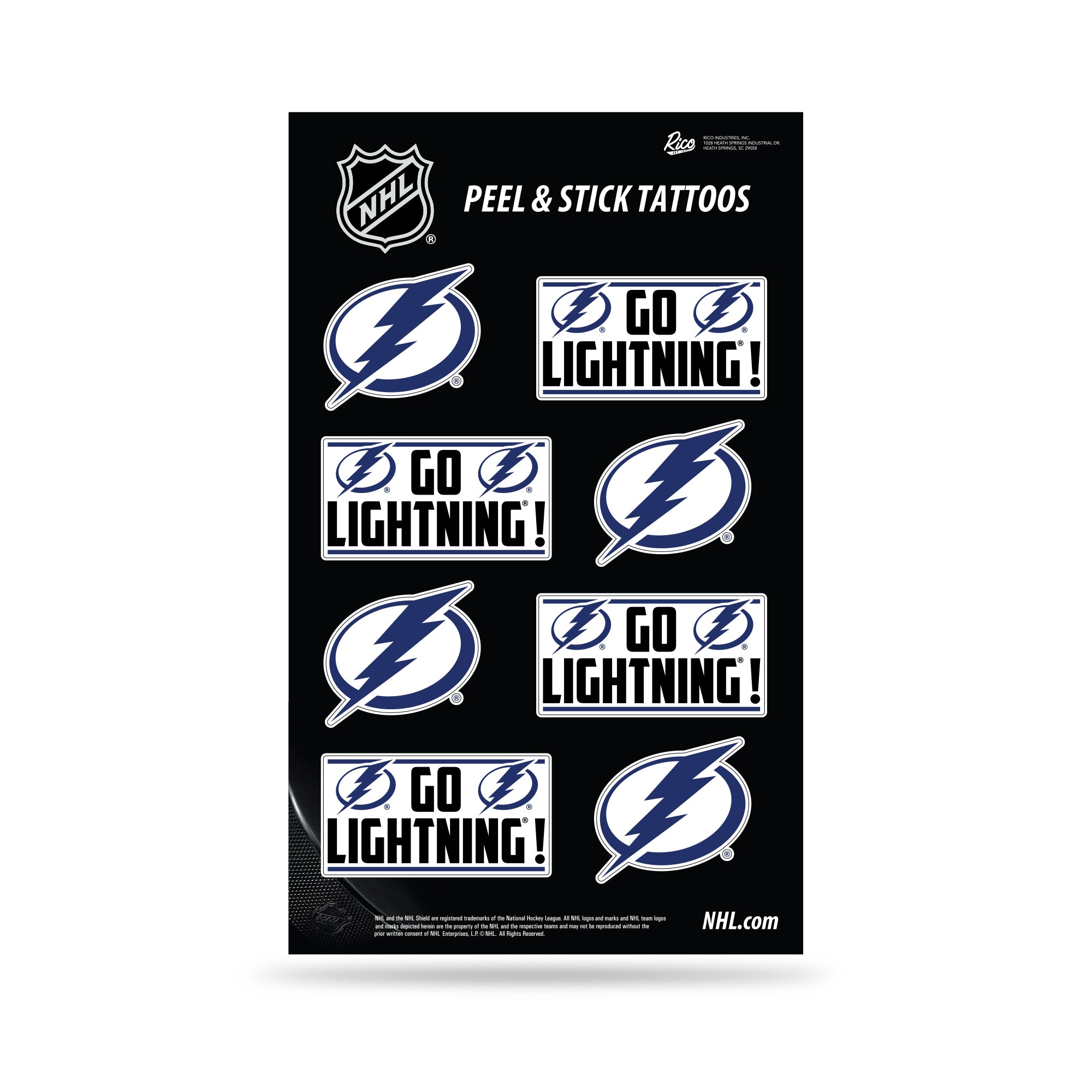 Tampa Bay Lightning Shirt in Rhinestones Tampa Bay Lightning 