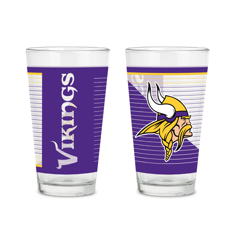 Vikings Pint Glasses - 2 Pack