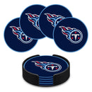 Tennessee Titans 4" Molded PVC Coaster (4-Pack)