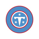 Tennessee Titans 4 Pack Molded PVC Coaster Set with Holder