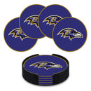 Baltimore Ravens 4" Molded PVC Coaster (4-Pack)