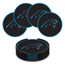 Carolina Panthers 4" Molded PVC Coaster (4-Pack)