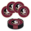Florida State Seminoles 4" Molded PVC Coaster (4-Pack)