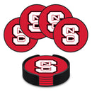 North Carolina State Wolfpack 4" Molded PVC Coaster (4-Pack)