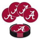 Alabama Crimson Tide 4" Molded PVC Coaster (4-Pack)