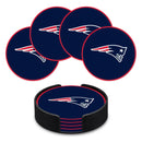 New England Patriots 4" Molded PVC Coaster (4-Pack)