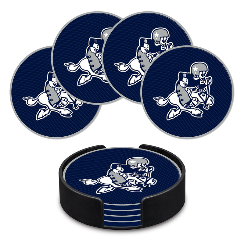 Dallas Cowboys Retro Logo Molded PVC Coasters - 4 Pack