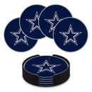 Dallas Cowboys 4" Molded PVC Coaster (4-Pack)