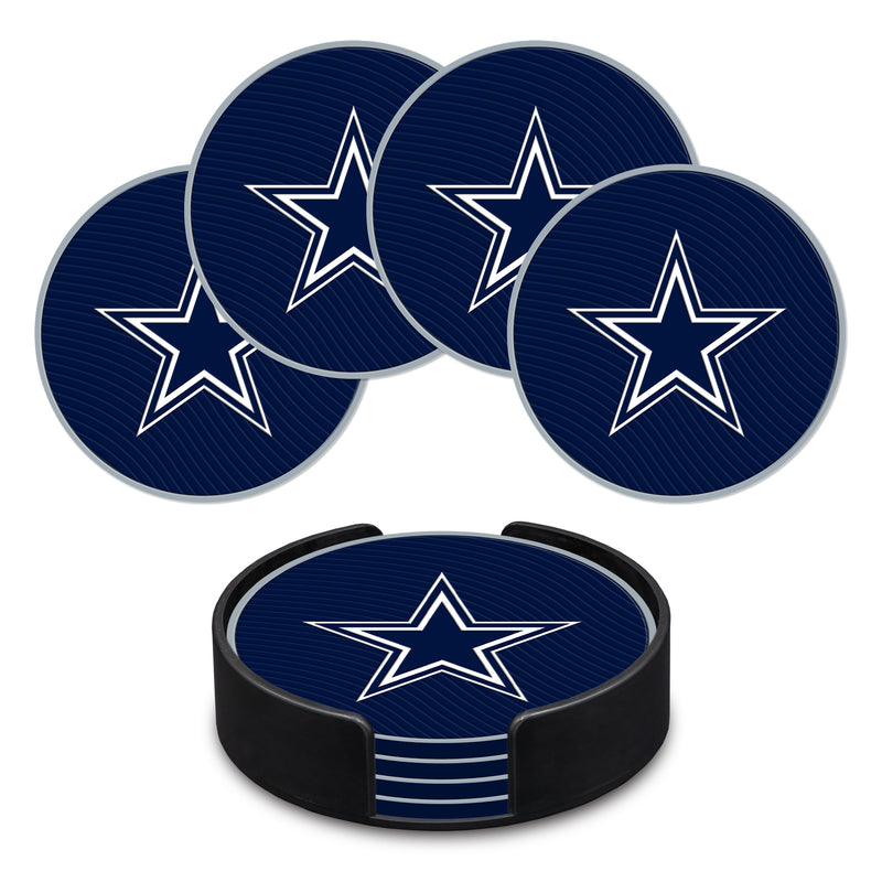 Dallas Cowboys 4" Molded PVC Coaster (4-Pack)