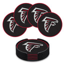 Atlanta Falcons 4" Molded PVC Coaster (4-Pack)