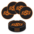 Oklahoma State Cowboys 4" Molded PVC Coaster (4-Pack)