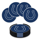Indianapolis Colts 4" Molded PVC Coaster (4-Pack)