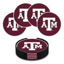 Texas A&M Aggies 4" Molded PVC Coaster (4-Pack)