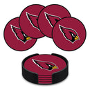 Arizona Cardinals 4" Molded PVC Coaster (4-Pack)