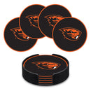 Oregon State Beavers 4" Molded PVC Coaster (4-Pack)
