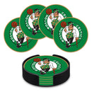 Boston Celtics 4" Molded PVC Coaster 4-Pack