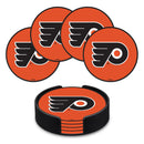 Philadelphia Flyers 4" Molded PVC Coaster 4-Pack
