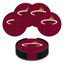 Miami Heat 4" Molded PVC Coaster 4-Pack