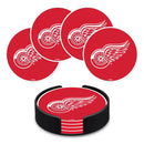 Detroit Red Wings 4" Molded PVC Coaster 4-Pack
