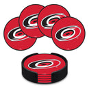 Carolina Hurricanes 4" Molded PVC Coaster 4-Pack