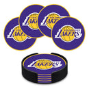Los Angeles Lakers 4" Molded PVC Coaster 4-Pack