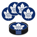 Toronto Maple Leafs 4" Molded PVC Coaster 4-Pack