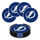 Tampa Bay Lightning 4" Molded PVC Coaster 4-Pack