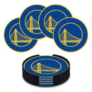 Golden State Warriors 4" Molded PVC Coaster 4-Pack