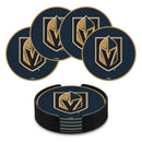 Vegas Golden Knights 4" Molded PVC Coaster 4-Pack